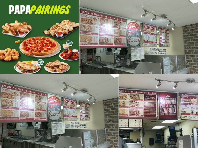 Papa Johns Pizza Menu