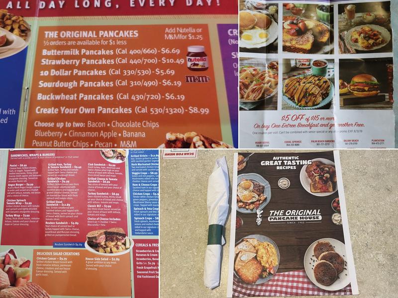 The Original Pancake House Menu