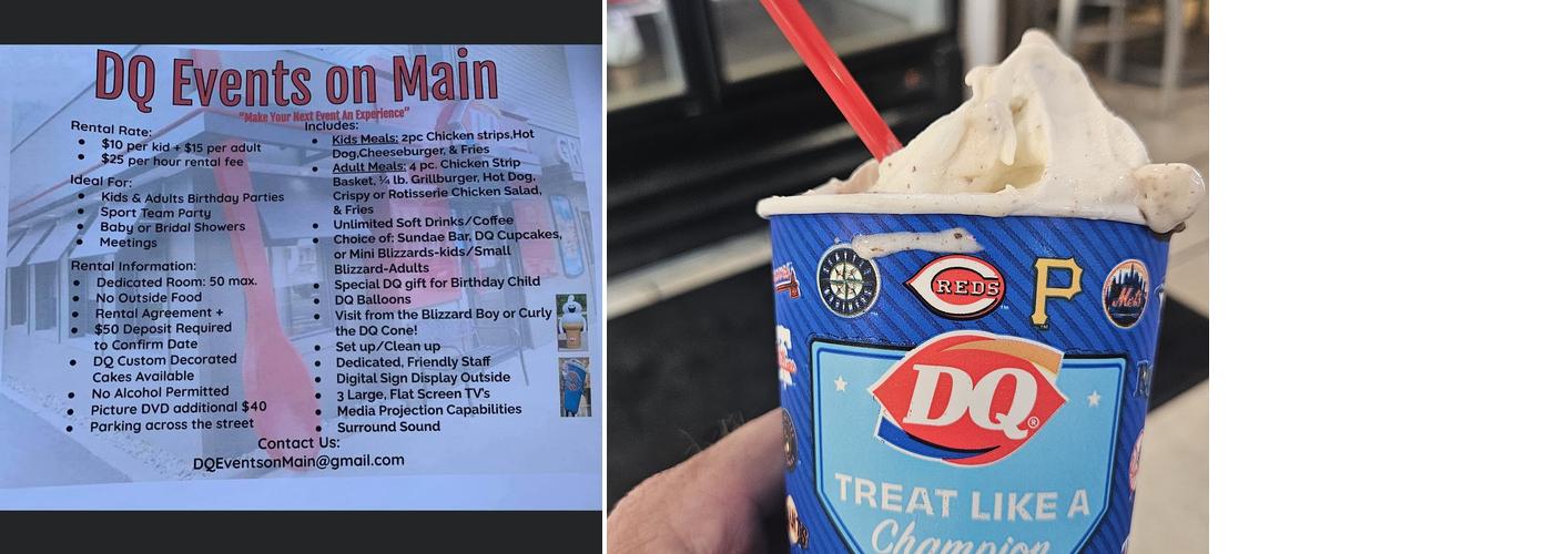 Dairy Queen Store Menu