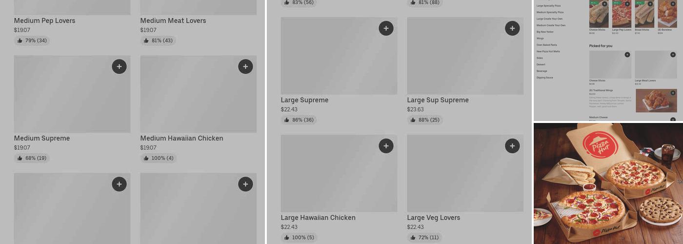 Pizza Hut Menu