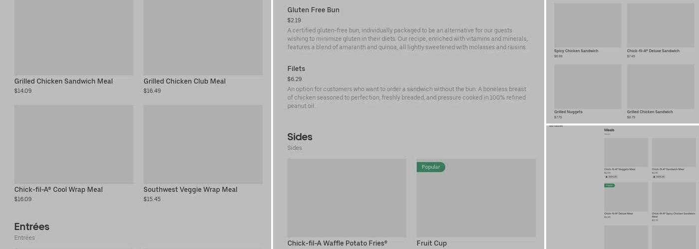 Chick-fil-A Menu
