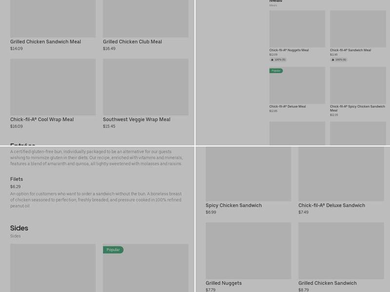 Chick-fil-A Menu