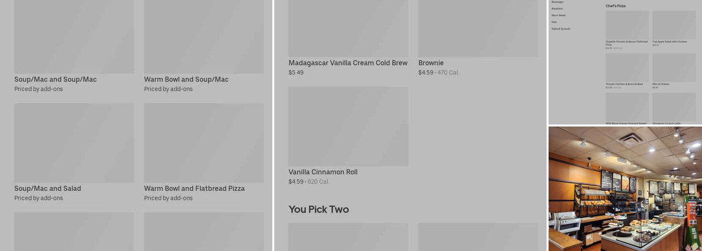 Panera Bread Menu