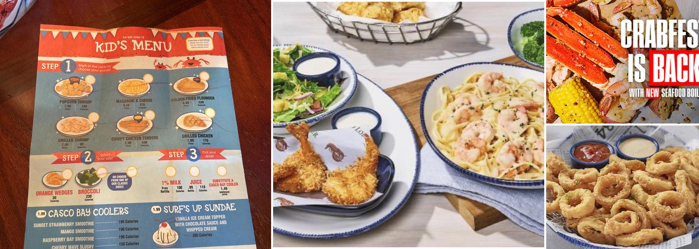 Red Lobster Menu