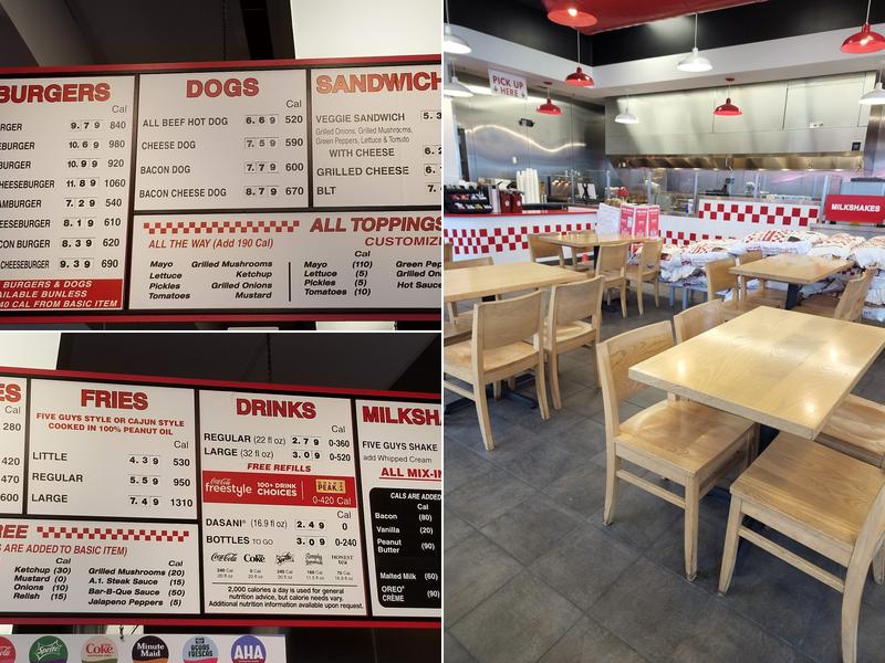 Five Guys Menu
