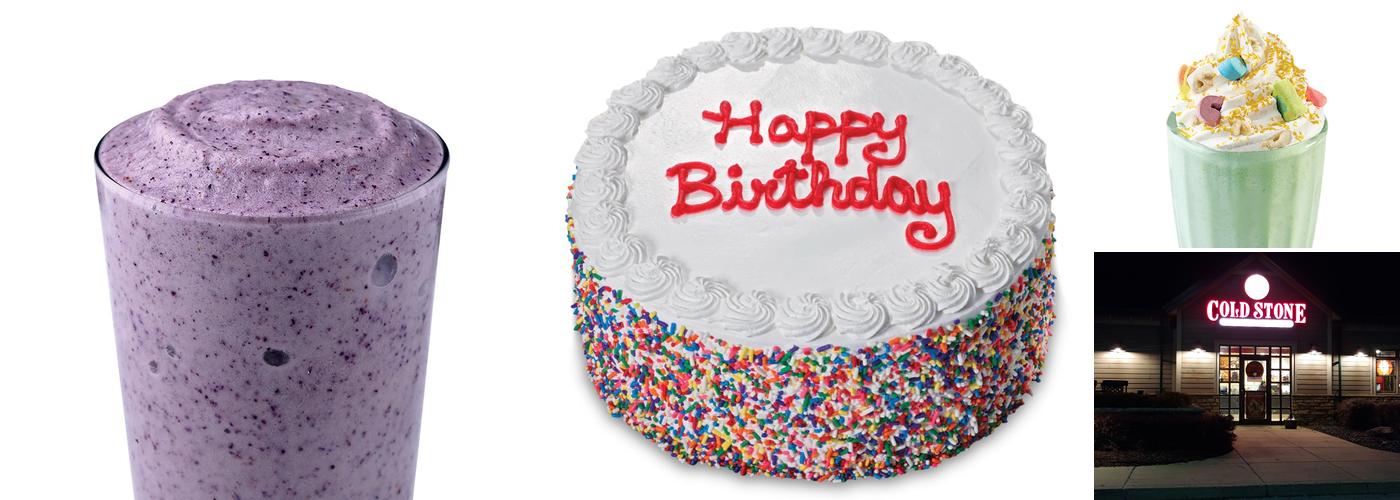 Cold Stone Creamery Menu