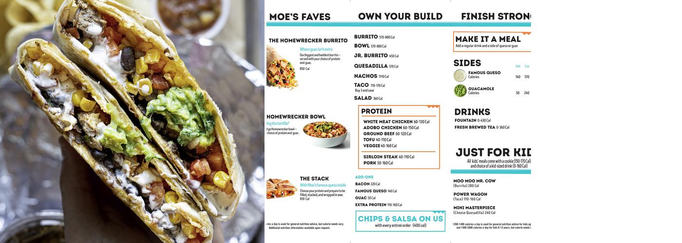 Moe's Southwest Grill Menu
