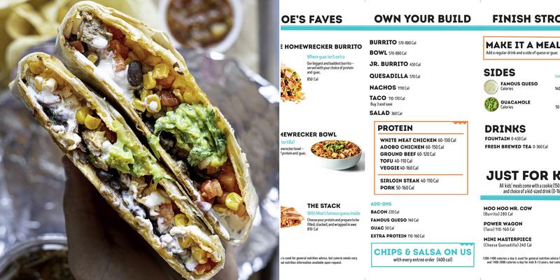 Moe's Southwest Grill Menu