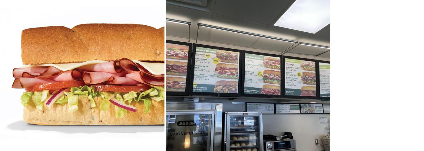 Subway Menu