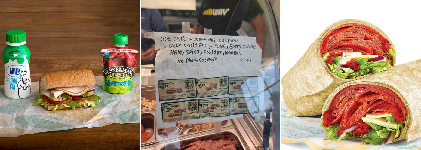 Subway Menu