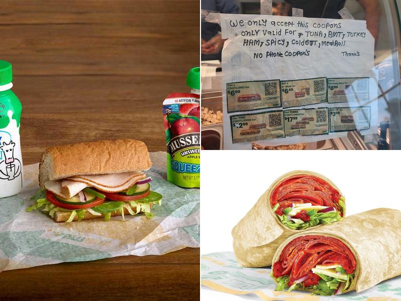 Subway Menu