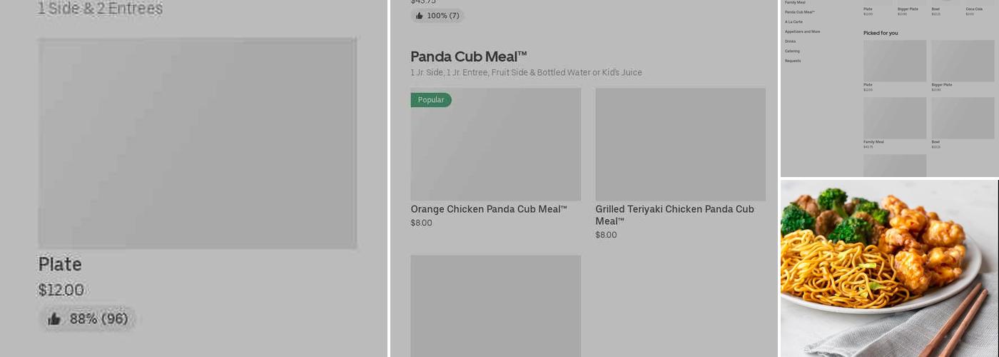 Panda Express Menu