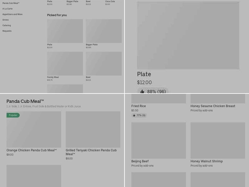 Panda Express Menu