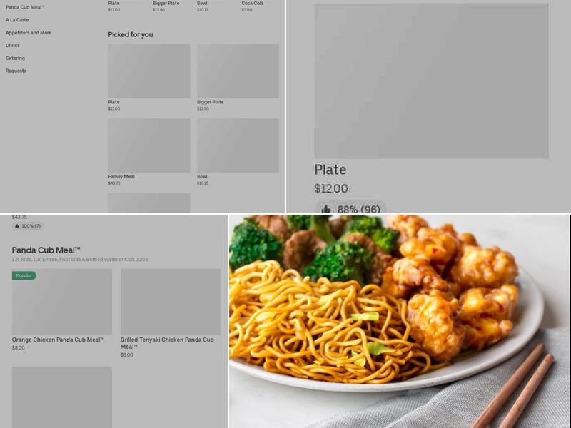 Panda Express Menu