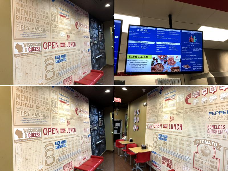 Domino's Pizza Menu