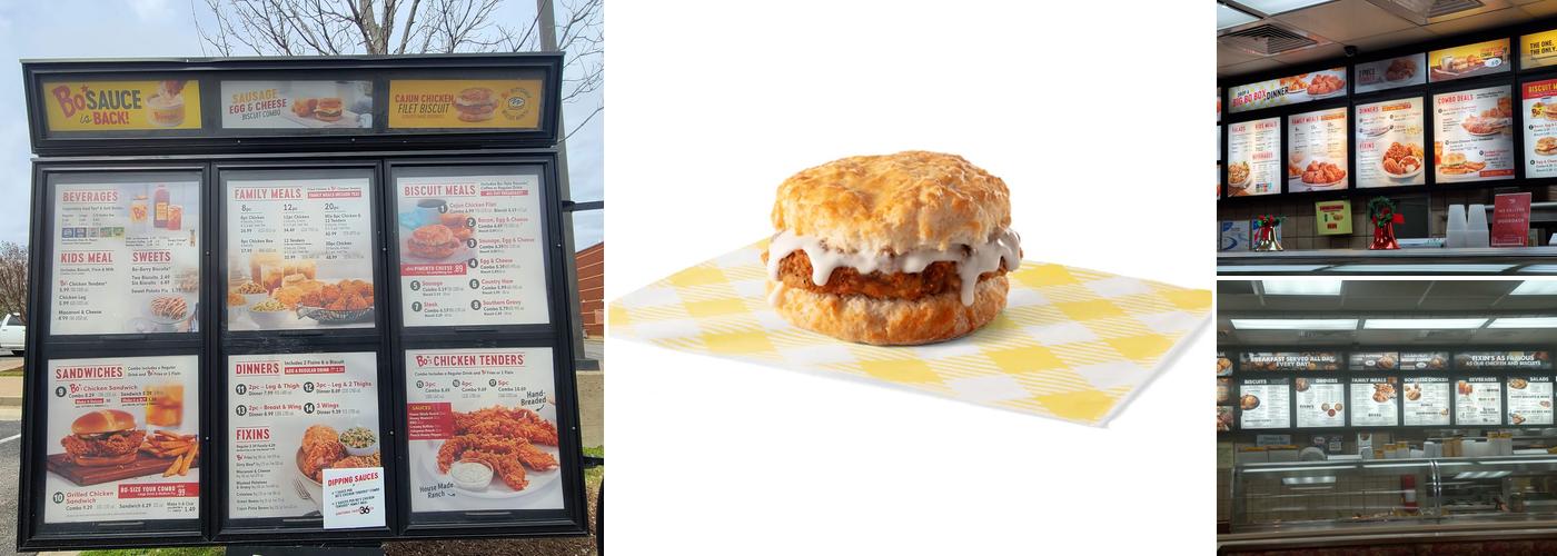 Bojangles Menu