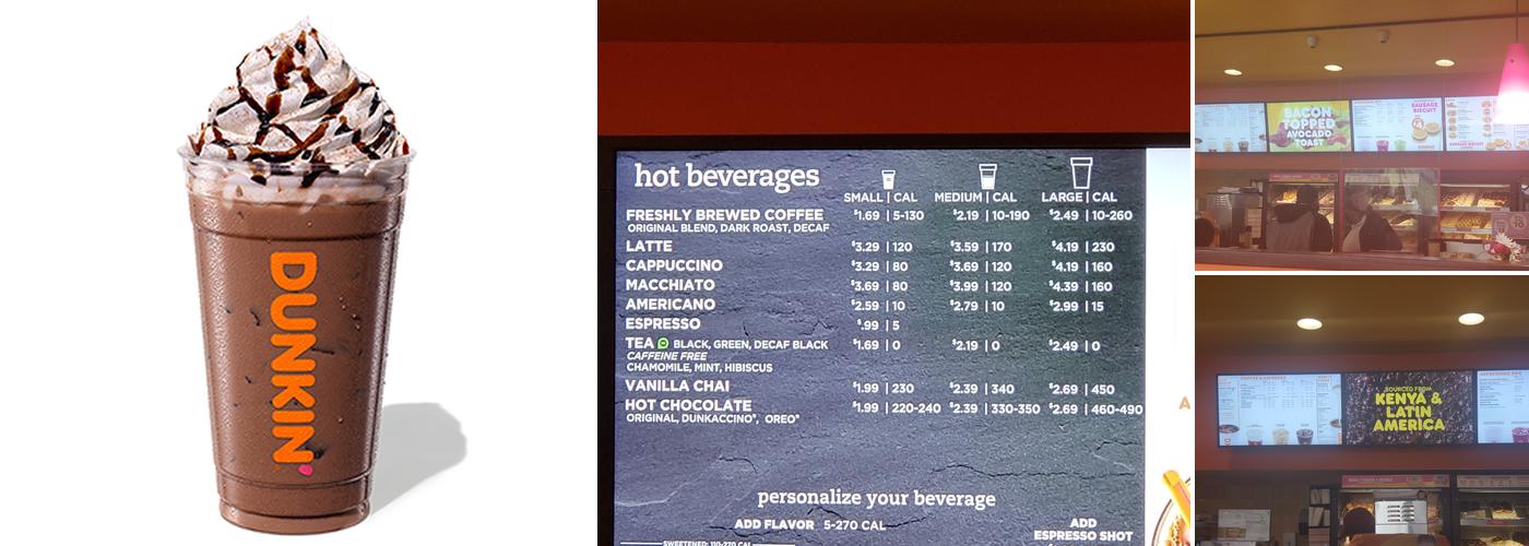 Dunkin' Menu