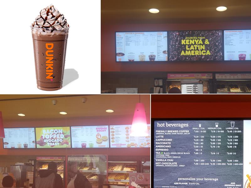 Dunkin' Menu