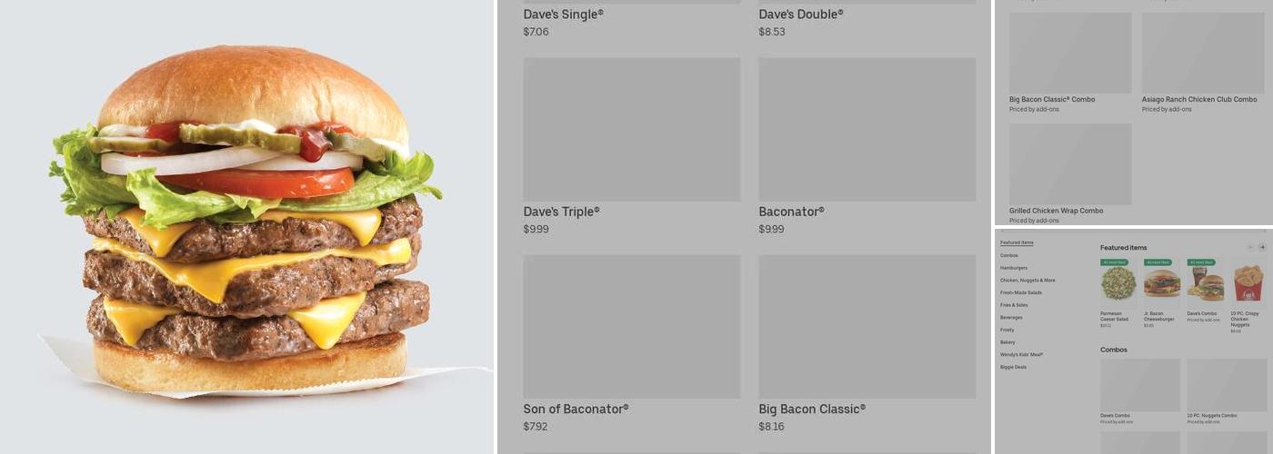 Wendy's Menu