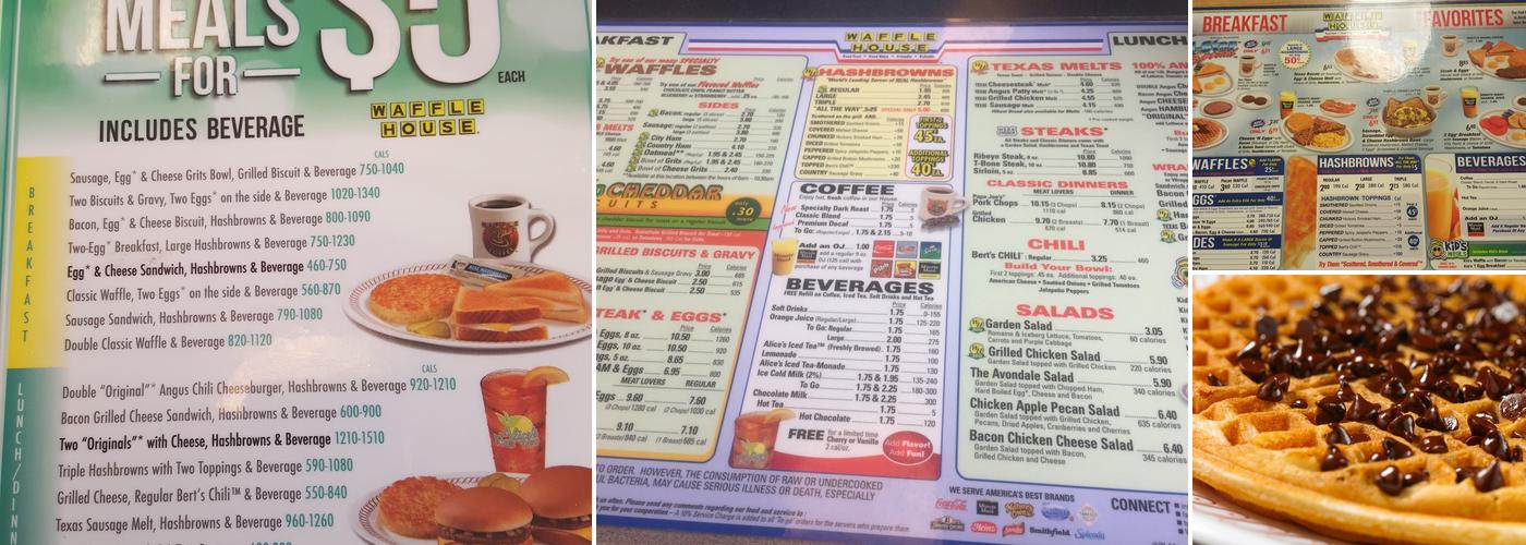 Waffle House Menu
