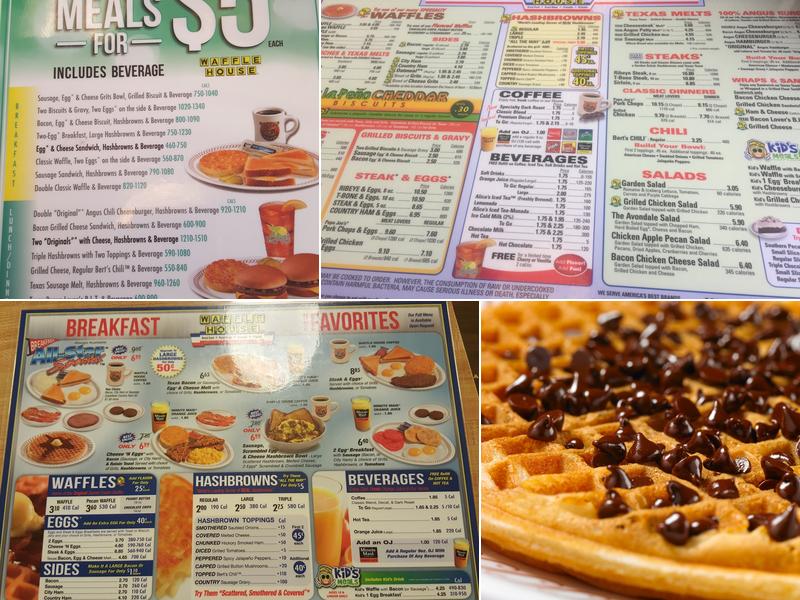 Waffle House Menu