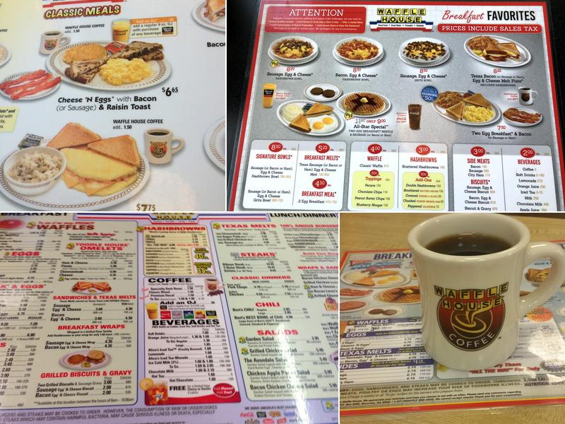 Waffle House Menu