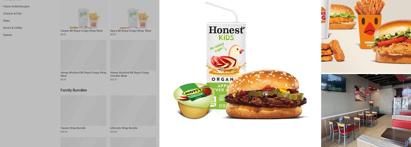Burger King Menu