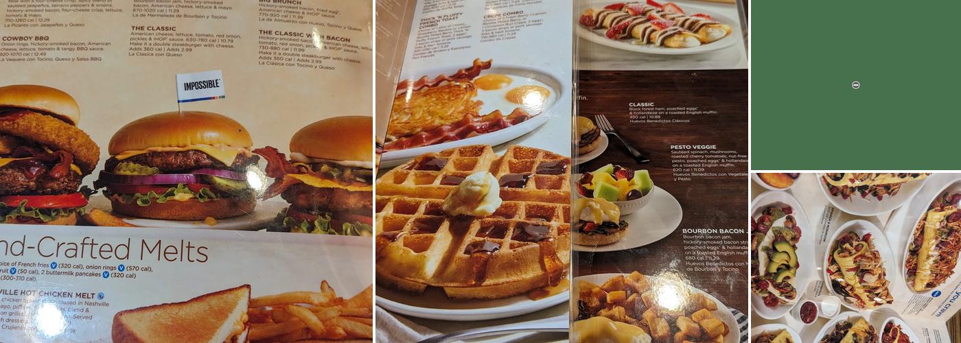 IHOP Menu