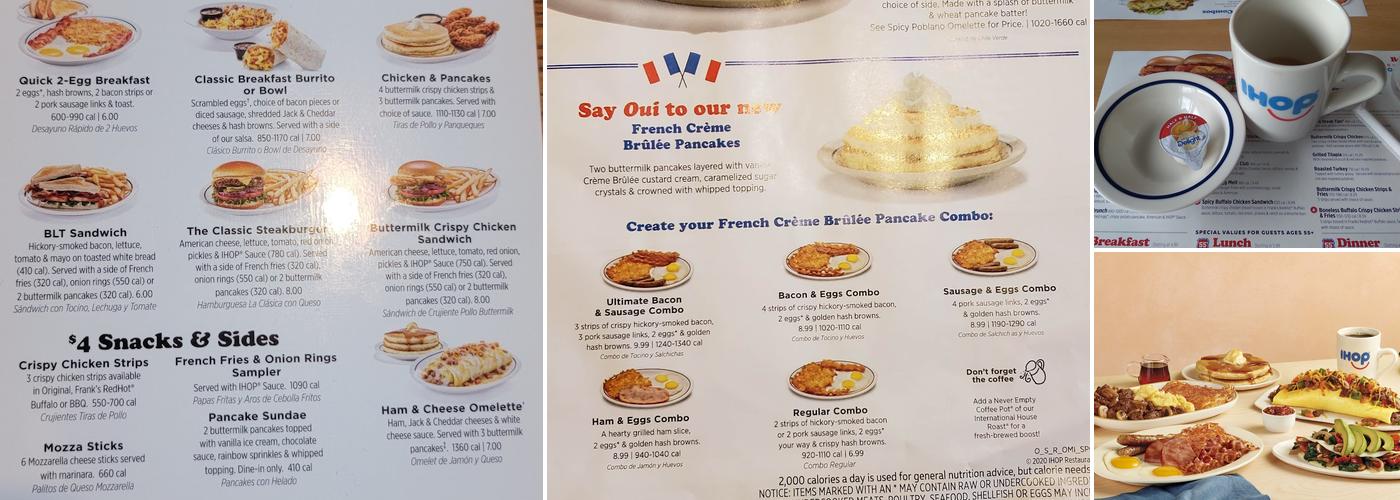 IHOP Menu