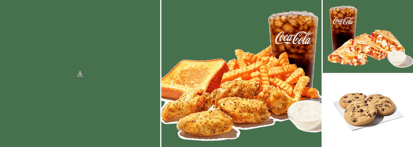 Zaxbys Chicken Fingers & Buffalo Wings Menu