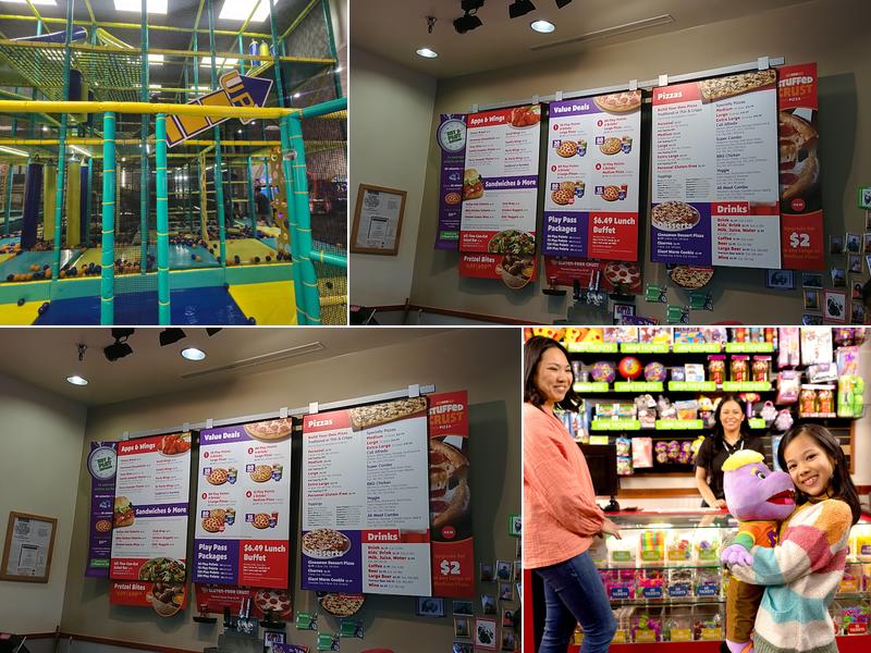 Chuck E. Cheese Menu