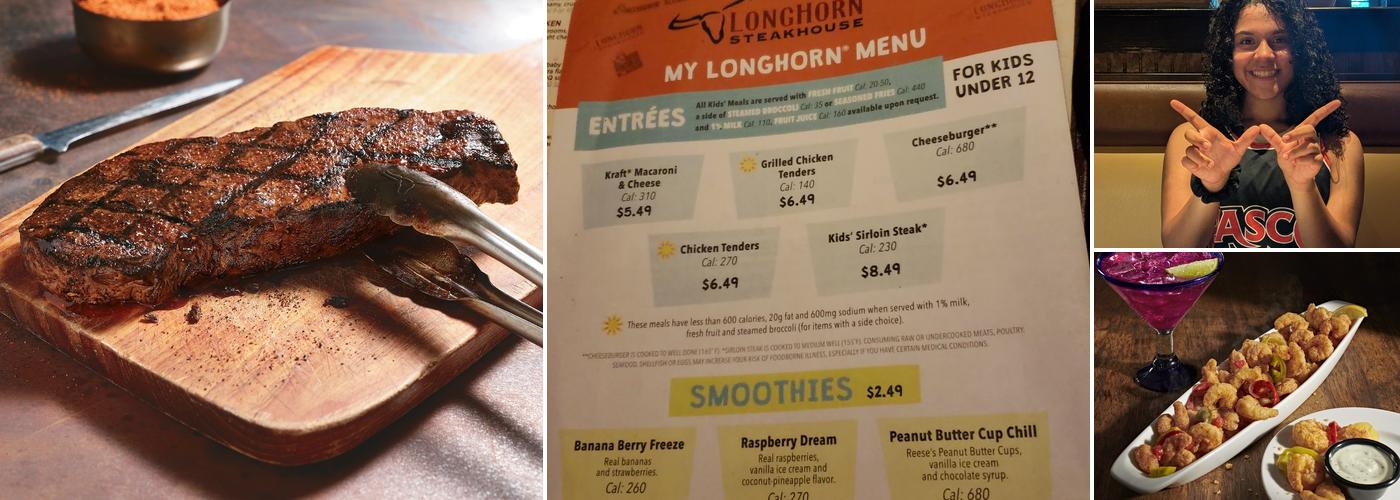 LongHorn Steakhouse Menu