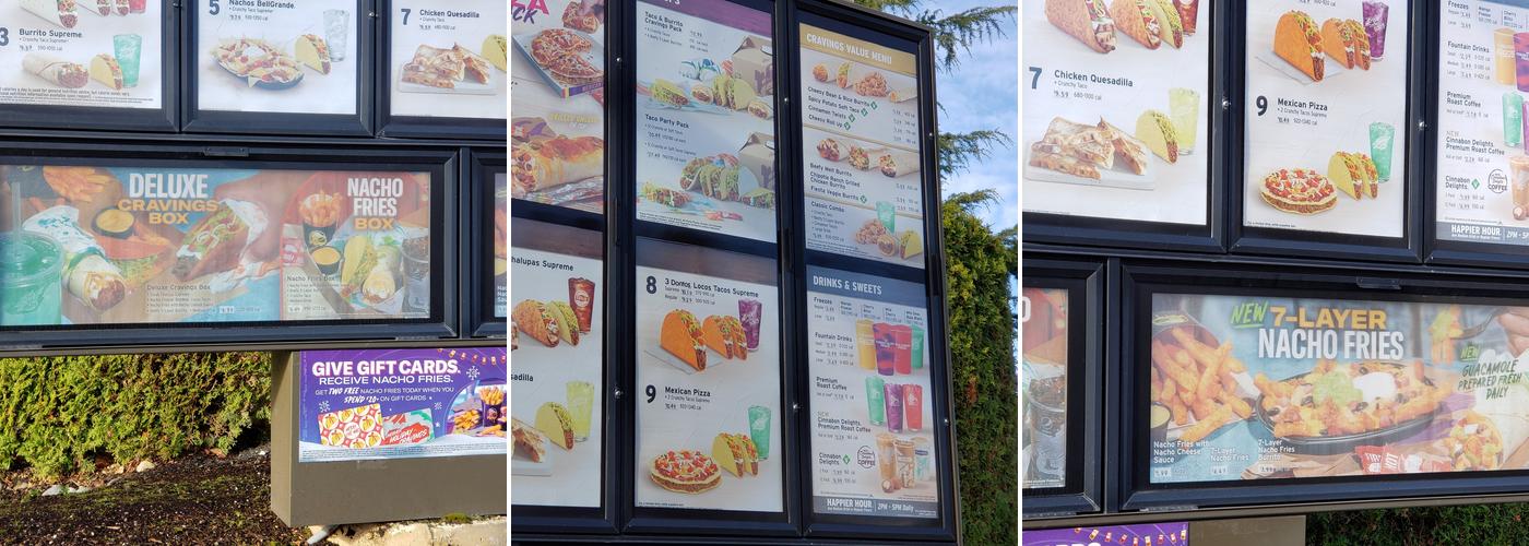 Taco Bell Menu