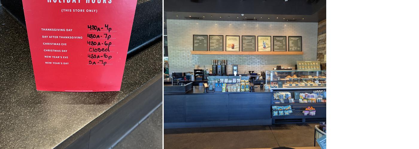 Starbucks Menu
