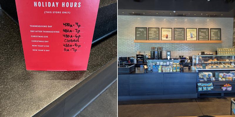 Starbucks Menu