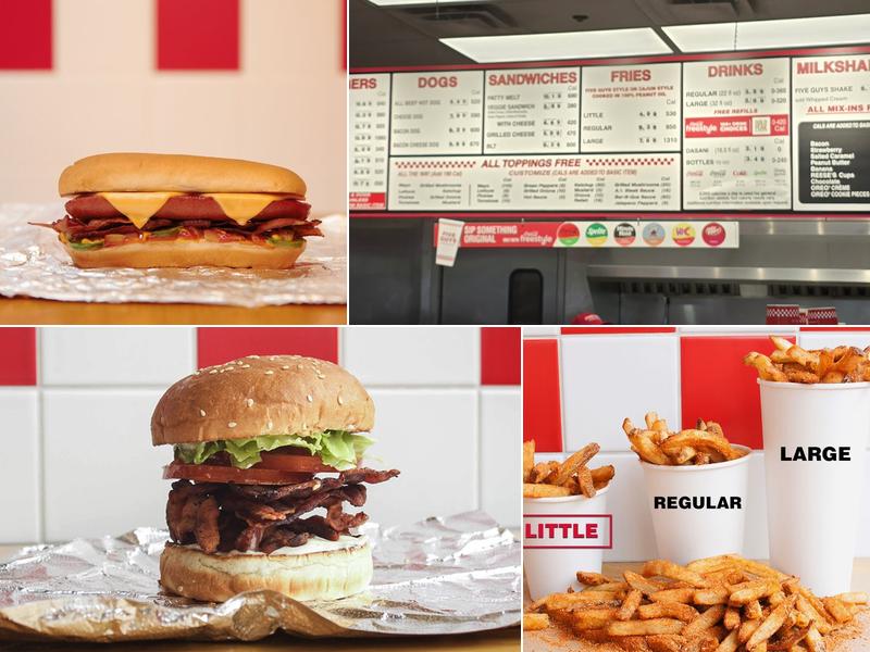 Five Guys Menu
