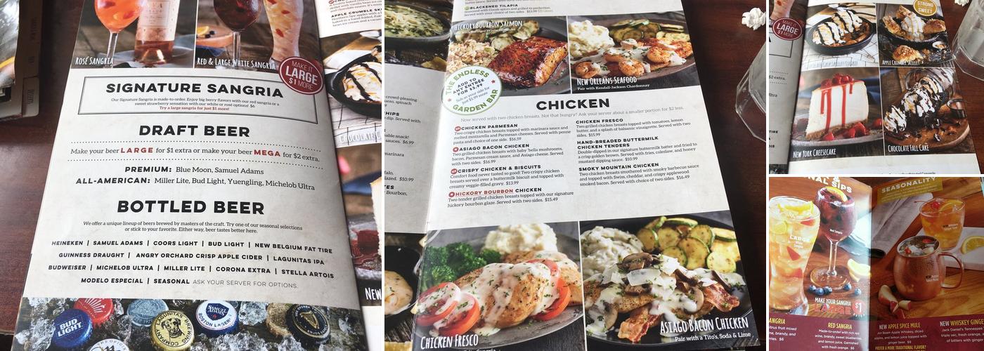 Ruby Tuesday Nashville Menu