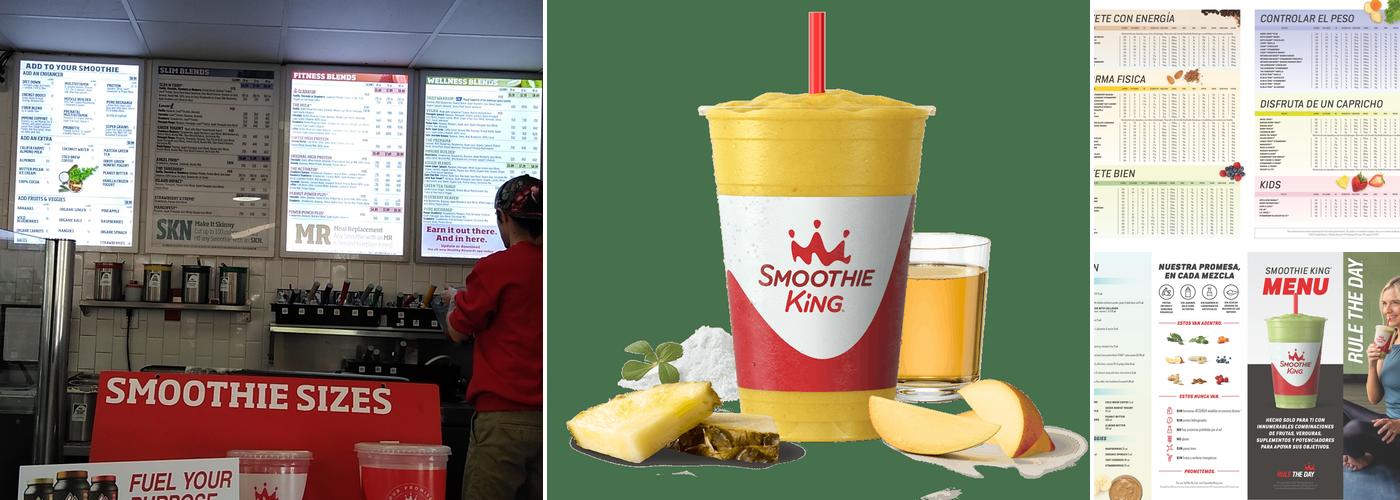 Smoothie King Menu