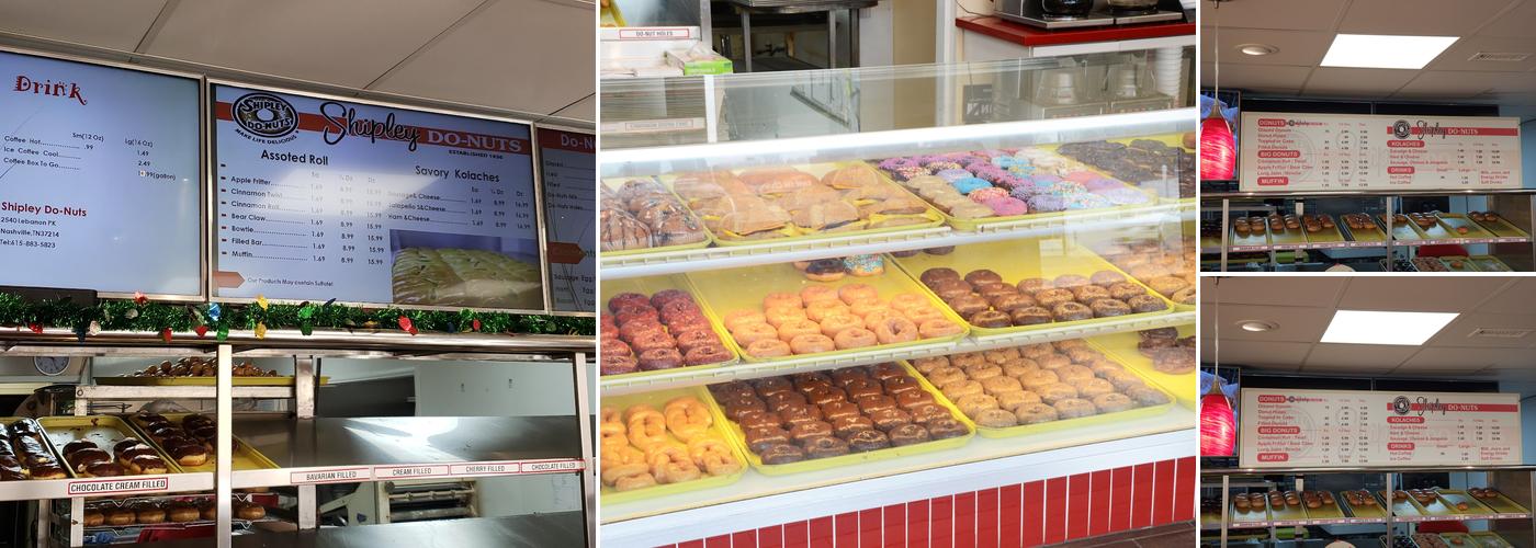 Shipley Do-Nuts Menu