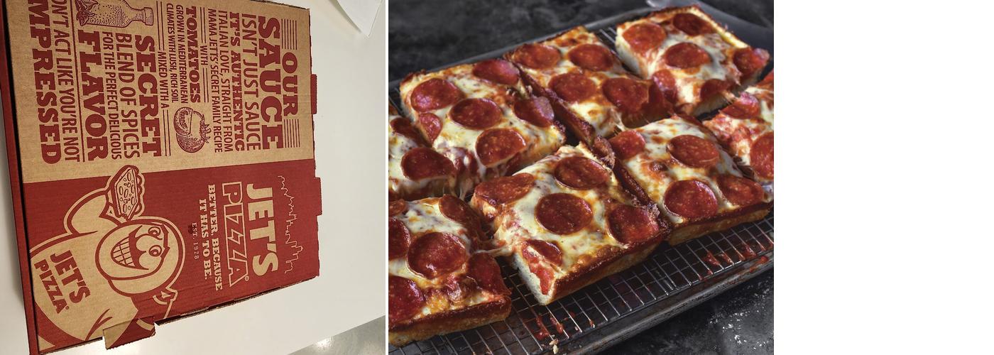Jet's Pizza Menu