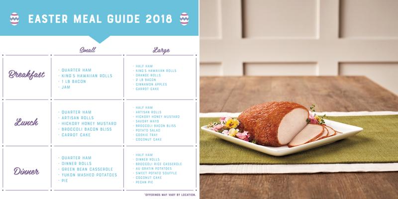 The Honey Baked Ham Company Menu