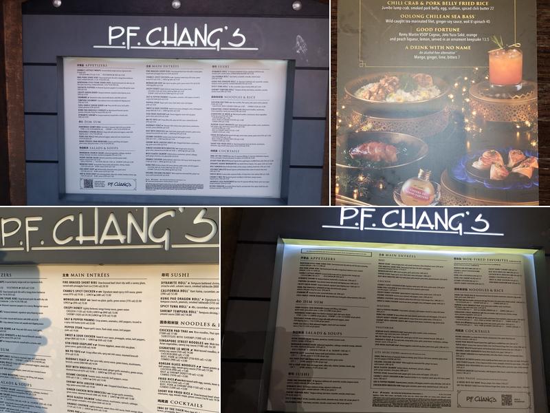 P.F. Chang's Menu
