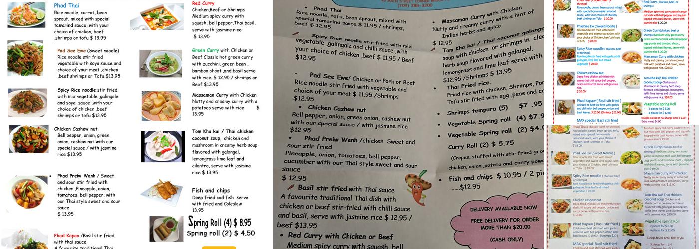 Rinda's Kitchen Menu