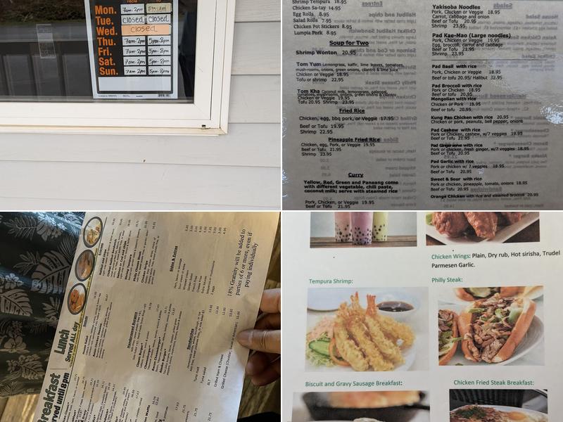 Chilkat Restaurant & Bakery Menu