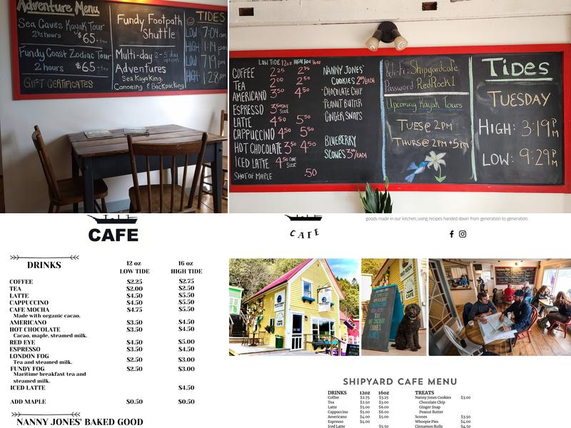 SHIPYARD CAFE Menu