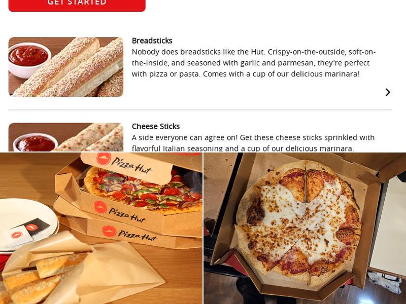 Pizza Hut Menu