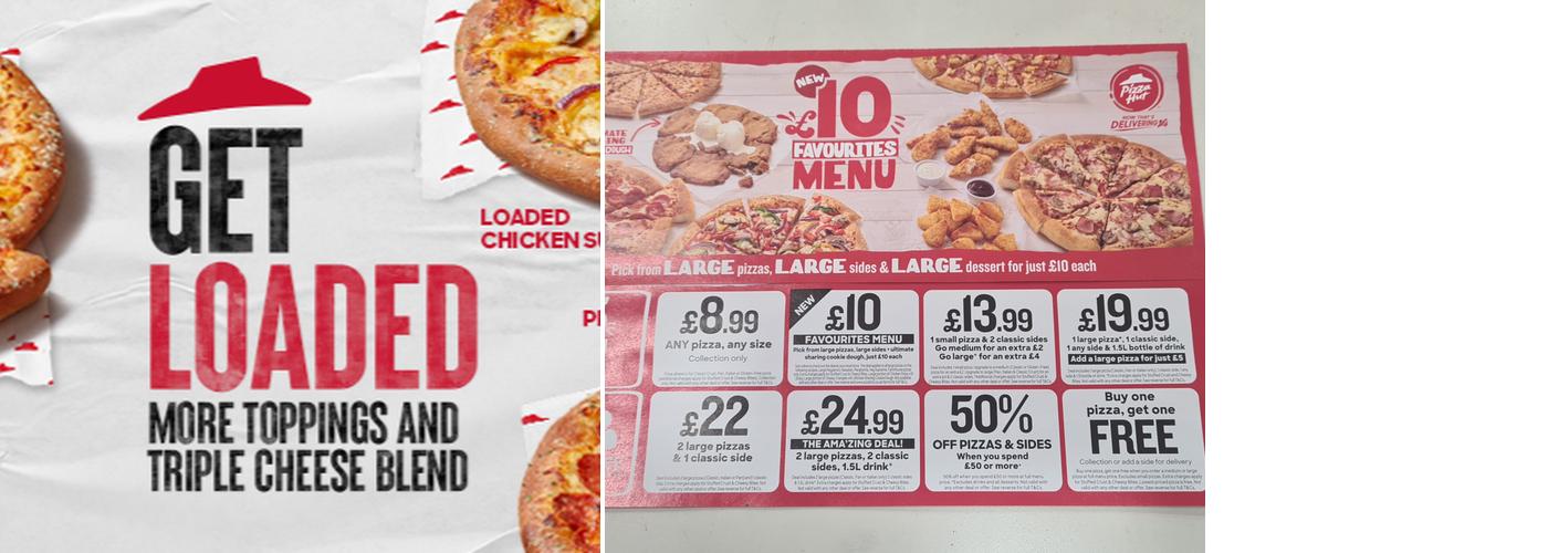 Pizza Hut Delivery Menu