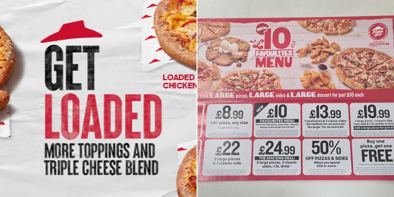 Pizza Hut Delivery Menu