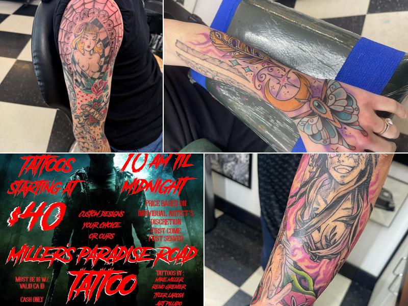 Miller's Paradise Road Tattoo