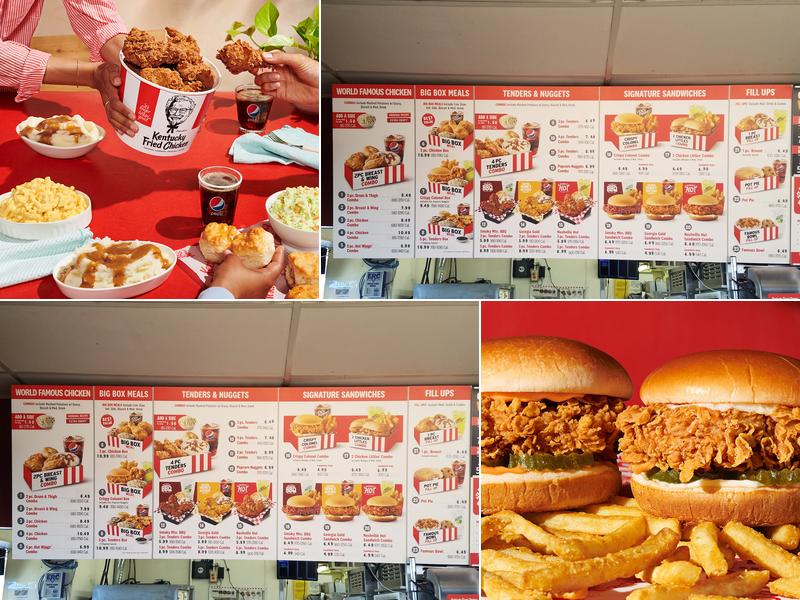 KFC Menu